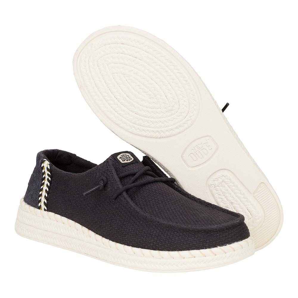 Wendy Espadrille Woven - Mujer Black