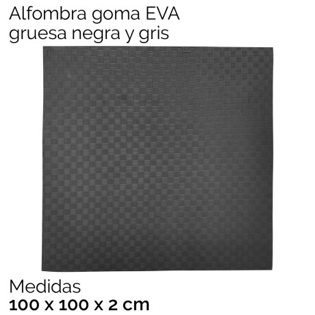 Alfombra Goma Eva Gruesa Negra W275a Alfombra Goma Eva Gruesa Negra W275a