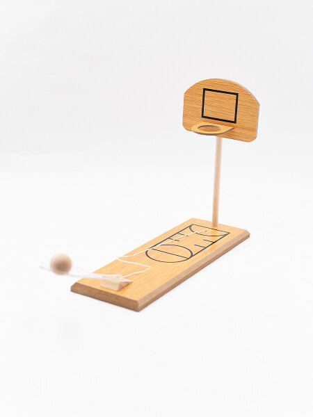BASKET DE MADERA BEIGE