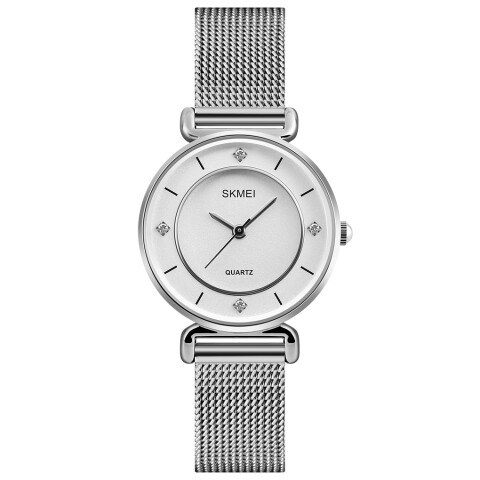 Reloj Skmei 1330SSI para mujer color plateado Reloj Skmei 1330ssi Para Mujer Color Plateado