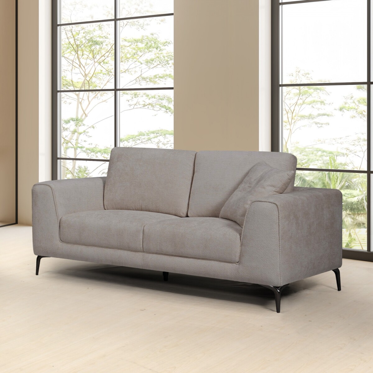 SOFA CARACTERE Gris 2 CUERPOS 
