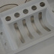 Soporte multiuso con ventosas BLANCO