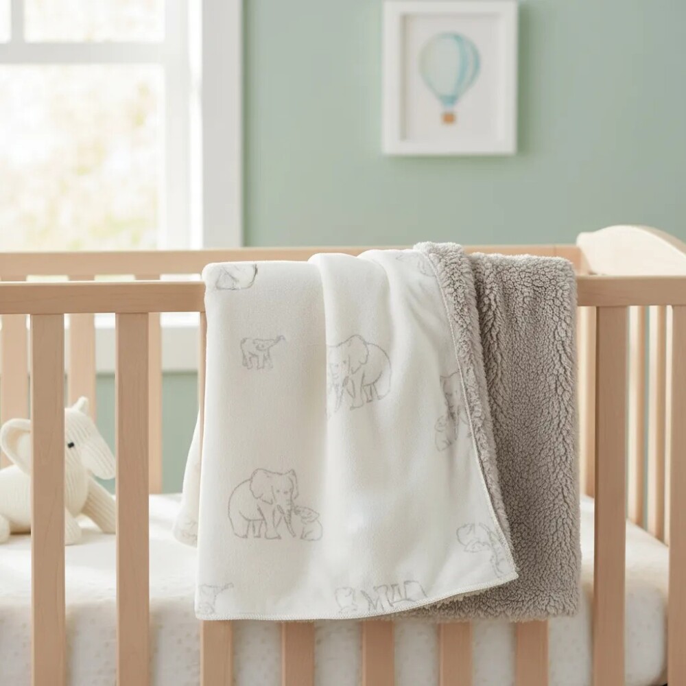 Manta fleece gris elefante CARTERS Manta fleece gris elefante CARTERS