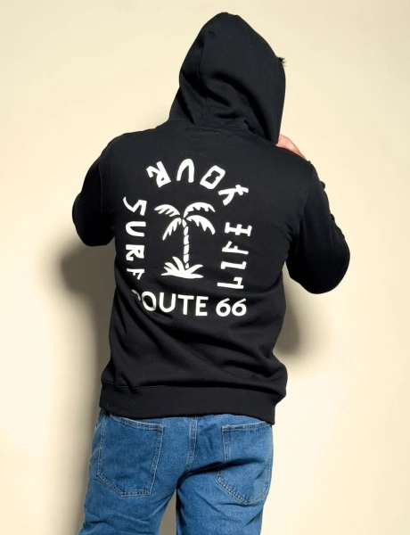 Canguro con estampas Axel Negro