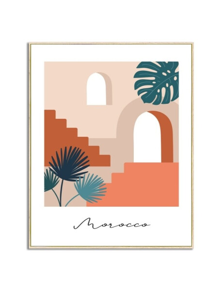 CUADRO CANVAS 40x50cm MARCO MOROCCO CUADRO CANVAS 40x50cm MARCO MOROCCO