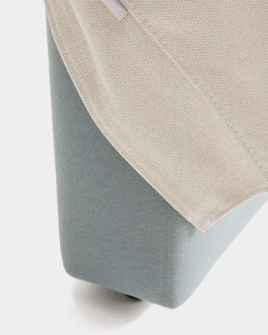 Cabecero desenfundable Blok crudo para cama de hasta 160 cm Cabecero desenfundable Blok crudo para cama de hasta 160 cm