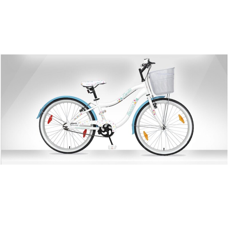 Bicicleta Baccio Mystic Rodado 24 Blanco/ Turquesa Bicicleta Baccio Mystic Rodado 24 Blanco/ Turquesa