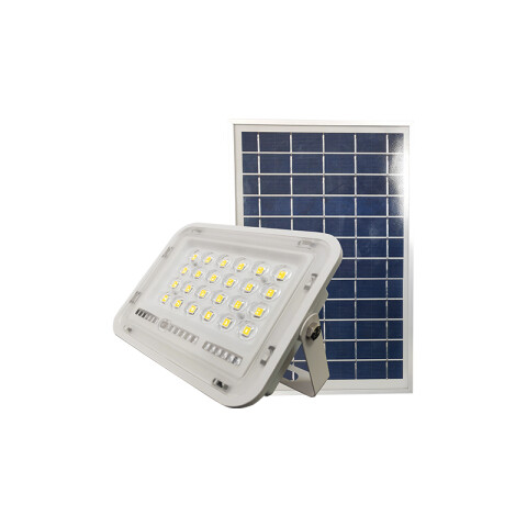 Proyector LED solar 50W cálida 600Lm IP65 +control IX3064