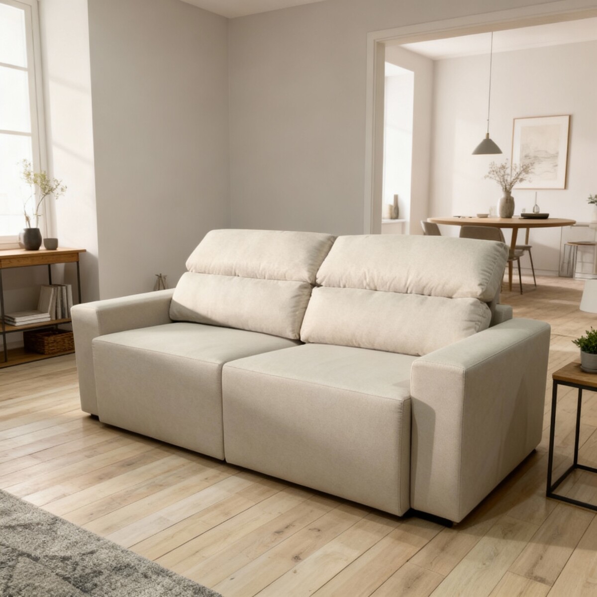 Sillón San Bernardo Liso 2.00m Beige 