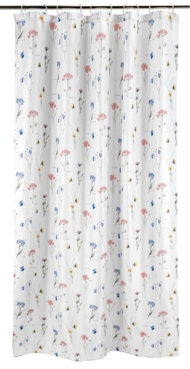 Cortina De Ducha Brunna 150X200 - Multicolor 