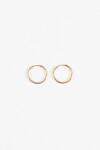Aros acero medium dorado