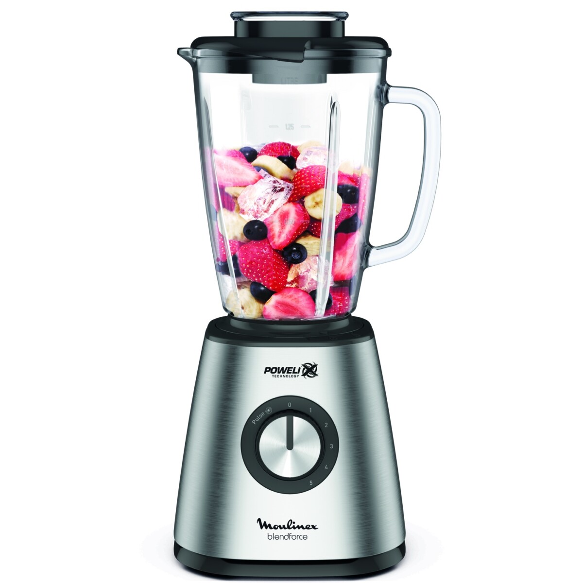 Licuadora Moulinex Blender BF2 Glass LM439D10 