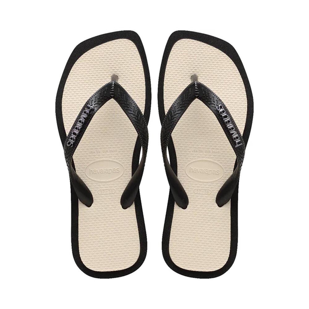 Sandalias Havaianas Top Sqr Fusion Fc Mujer Negro