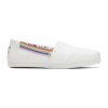 Canvas Rainbow Webbing - Hombre White