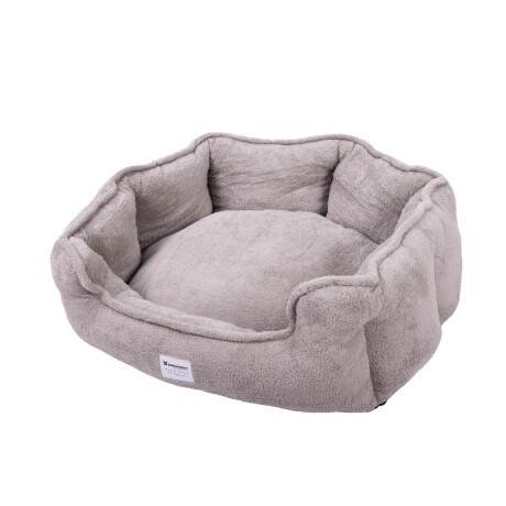 CAMA MASCOTAS ALGODON GRIS SOFA