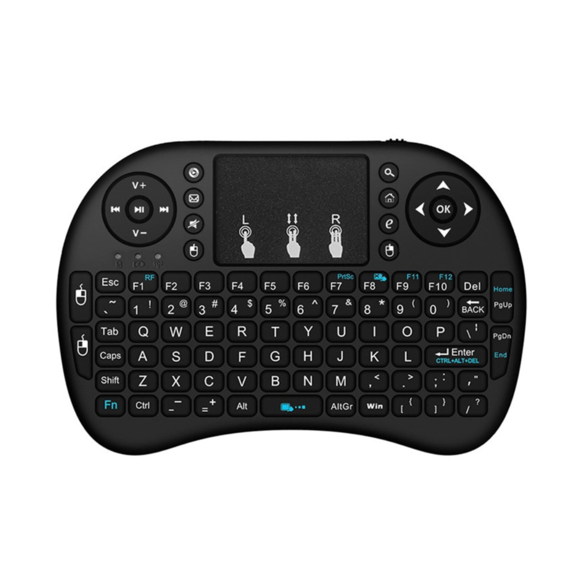 Teclado inalámbrico Bluetooth Mini teclado retroiluminado ultradelgado  recargable