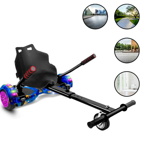 Hoverboard Patineta Eléctrica + Silla Música Luces Cmb001503