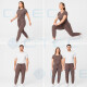 Pantalón Jogging Deportivo Marrón Talla XL-XXL