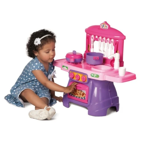 Set Mini Chef Rosada con Agua en Caja R317 001