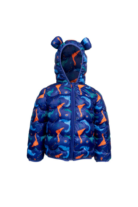 Campera estampada Azul marino