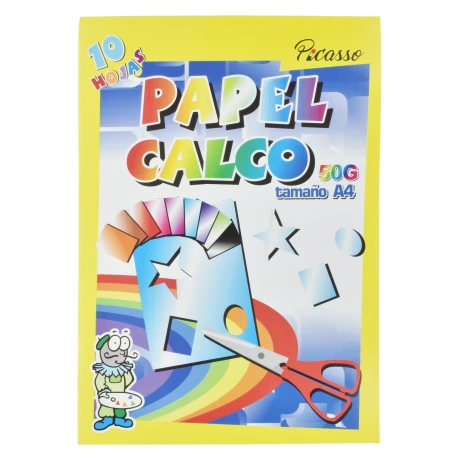 BLOCK PAPEL CALCO PICASSO TAMAÑO A4 10 HOJAS BLOCK PAPEL CALCO PICASSO TAMAÑO A4 10 HOJAS