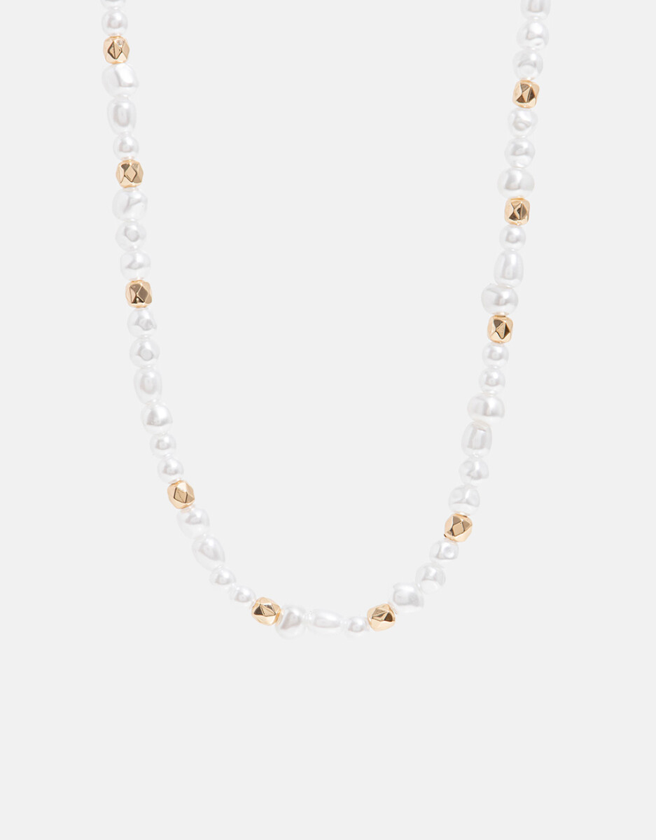 Collar Con Perlas Orgánicas 