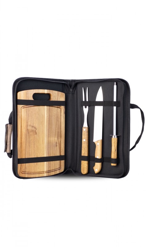 ESTUCHE ASADOR ASTURCON NEGRO