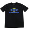 Remera de Hombre Umbro Logo Retro Negro