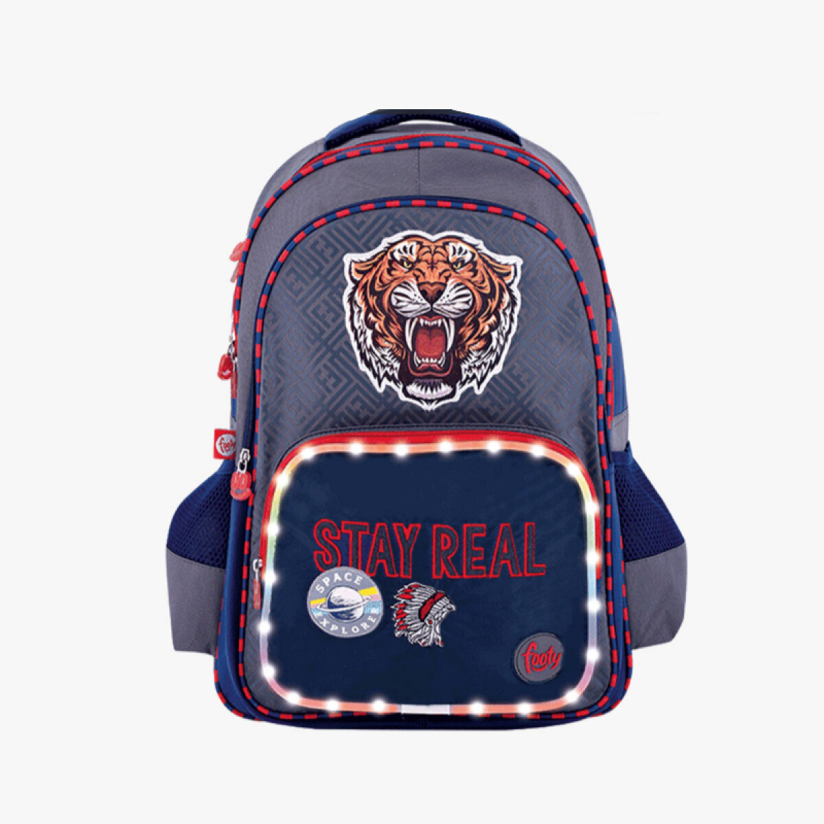 Mochila Footy Tigre - Rojo 