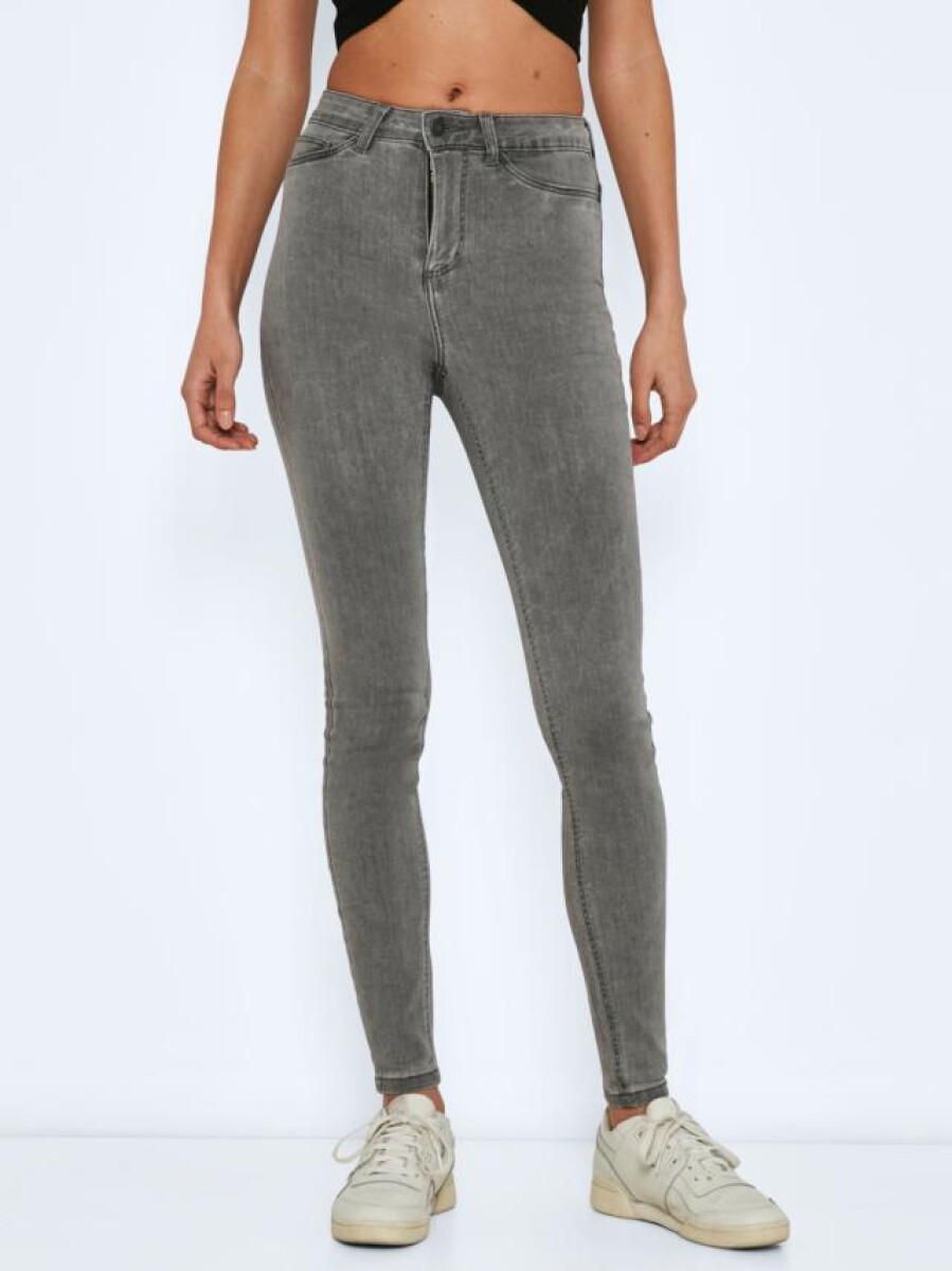 Jeans Callie Súper Skinny - Light Grey Denim 