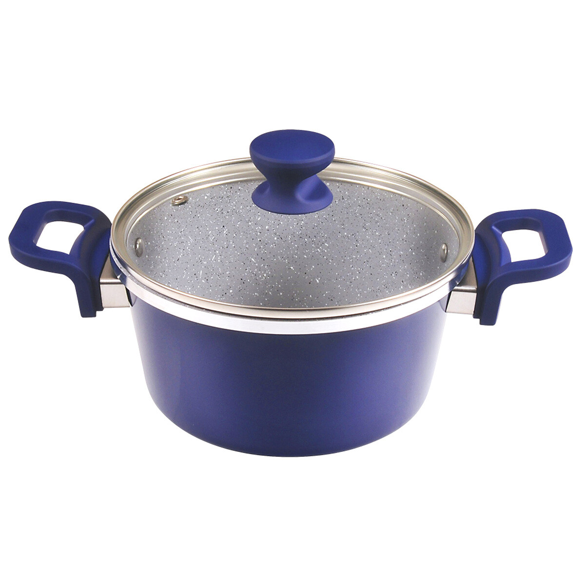 CACEROLA DE 20 CM CON INTERIOR CERAMICO CUORI MARE 