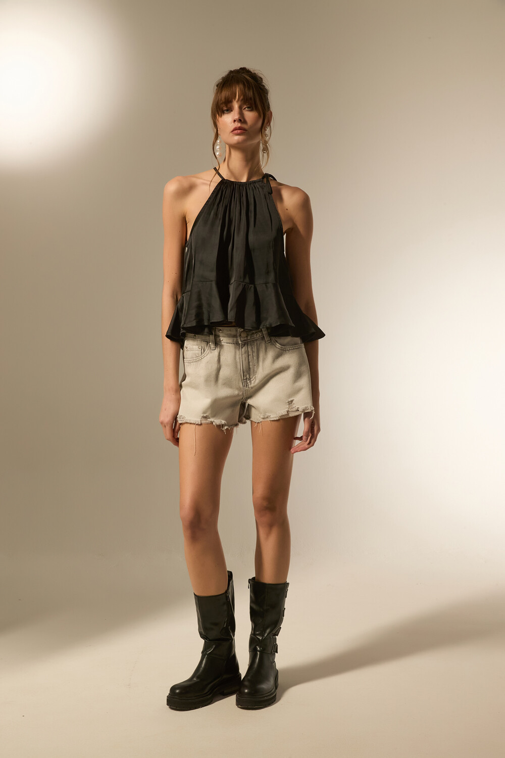 Short Keora Gris Claro