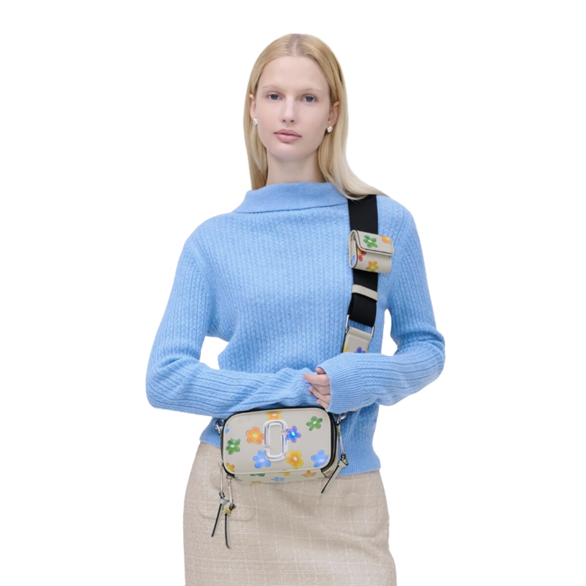 MARC JACOBS - THE WILD DAISY SNAPSHOT BAG 