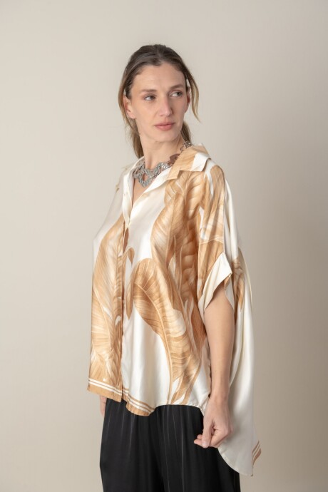 CAMISA PALMA Camel