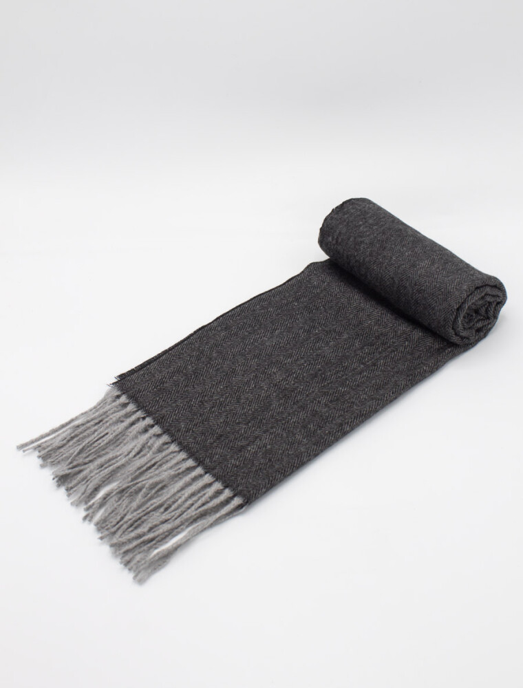 Bufanda Tejida Negro