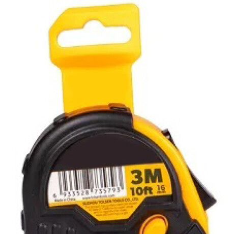 TOLSEN CINTA MÉTRICA CMT/PULG GOMA C/TRABA 3MX16MM Tolsen Cinta Métrica Cmt/pulg Goma C/traba 3mx16mm