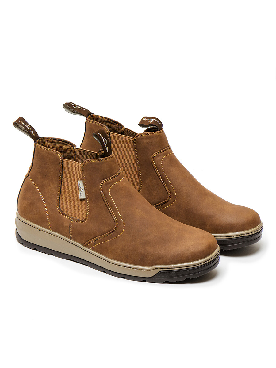 Zapato Bota SA-01 - Camel 