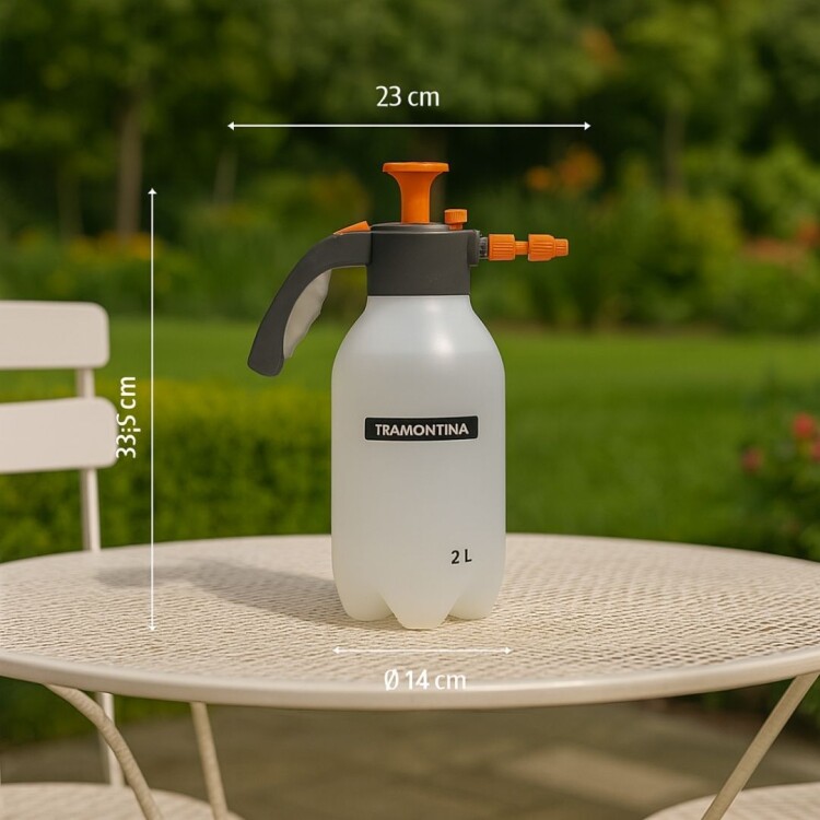 PULVERIZADOR MANUAL DE PRECOMPRESION TRAMONTINA 2 LITROS PULVERIZADOR MANUAL DE PRECOMPRESION TRAMONTINA 2 LITROS