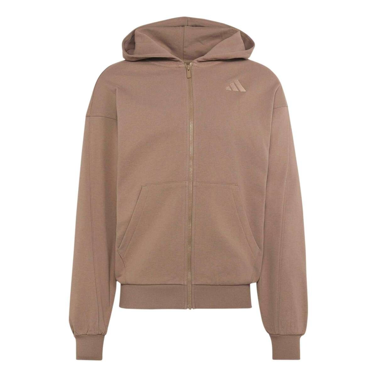 Campera Casual De Hombre Adidas Kit Small Logo - Crema 