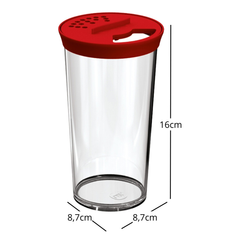 Set x4 Especiero 500ml ROJO