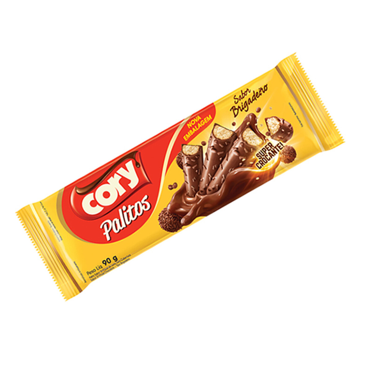 Palito Bañado CORY 90g x16 Unidades - Chocola con Chispas Crocante 