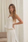 BLUSA AMAIA OFF WHITE DENIM BLUSA AMAIA OFF WHITE DENIM