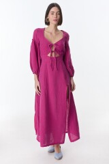 Vestido Tropical Magenta