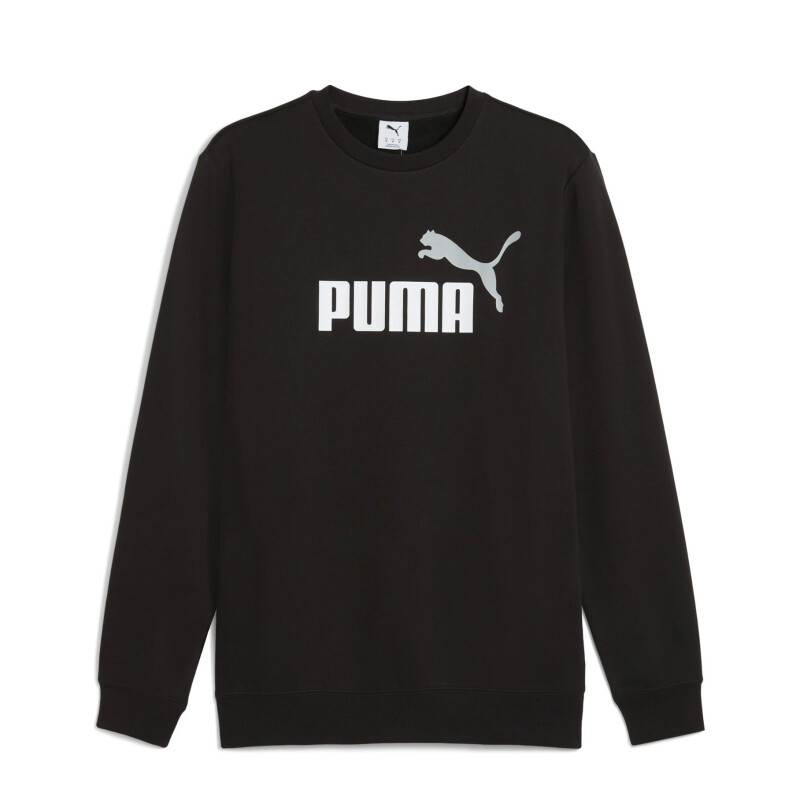 Buzo de Hombre Puma Logo Crew Negro