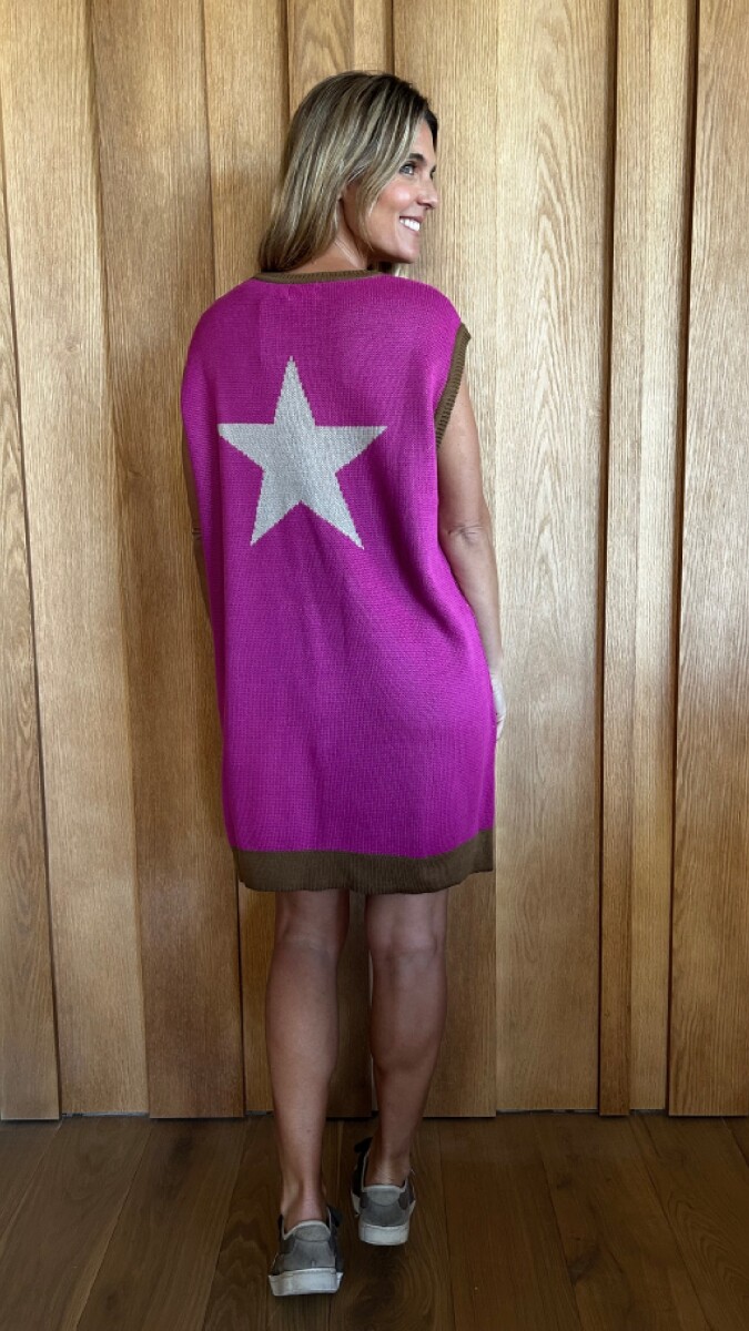 Vestido Cometa - Magenta 