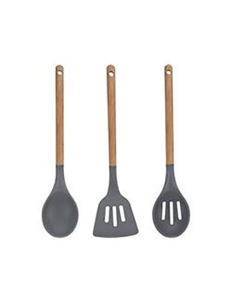 SET 3 UTENSILIOS SILICONA/MADERA BERGNER SET 3 UTENSILIOS SILICONA/MADERA BERGNER