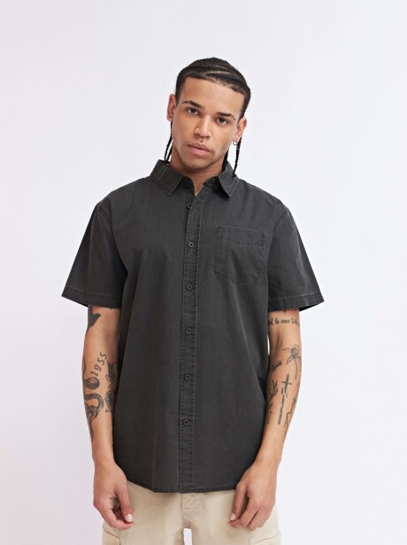 CAMISA SOLID NEGRO