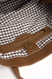 Travel Bag Cuero Vegano Camel