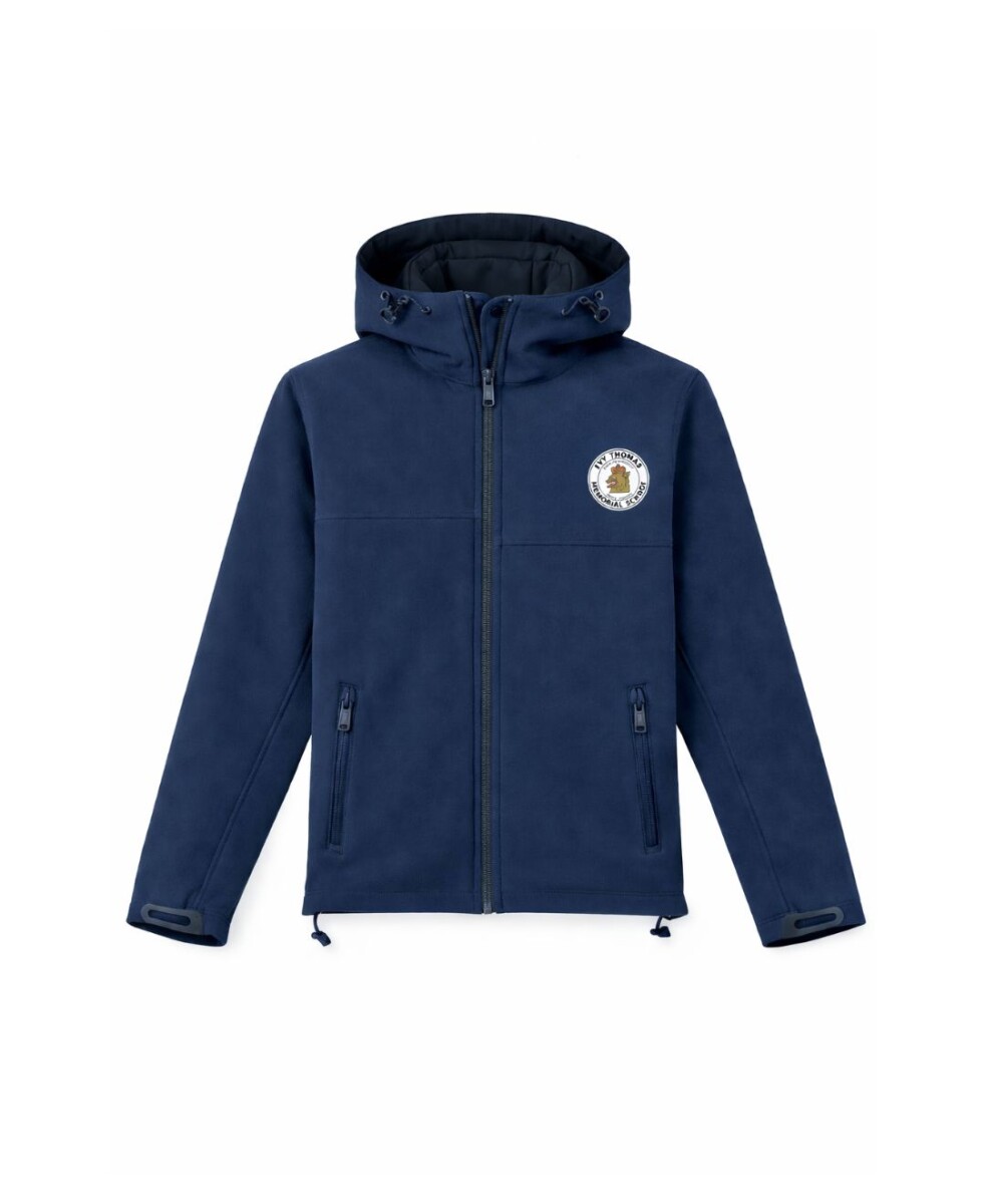 Campera Light-shell c/capucha - Navy 