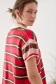 PRE VENTA VESTIDO SUN Rojo Y Chocolate